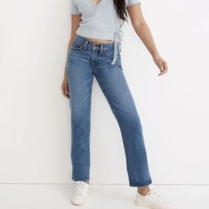 Madewell The Low-Rise Perfect Vintage Jeans in Medium Wash Straight Leg Size 26
